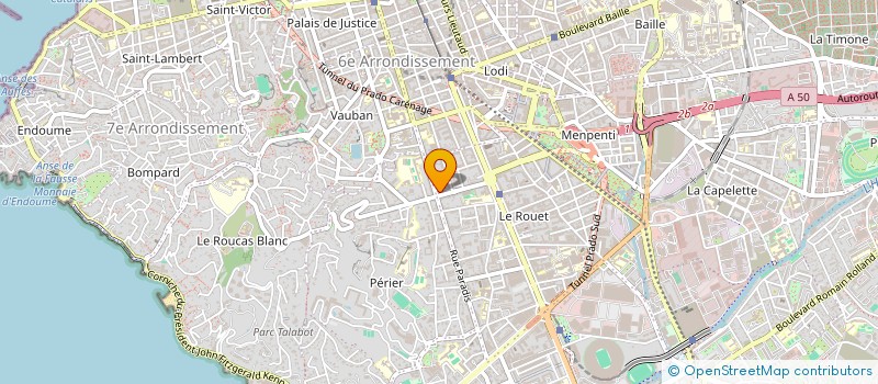 localisation de l'entreprise HOT-COM à MARSEILLE
