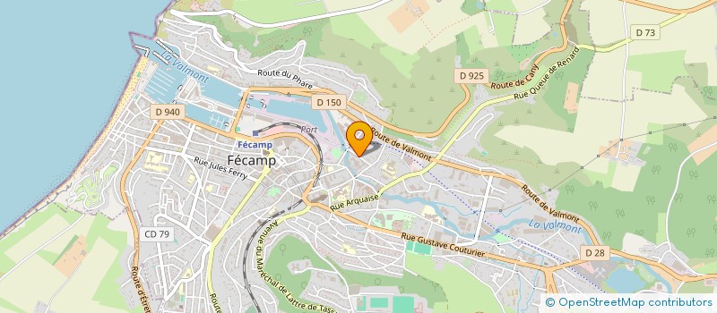 localisation de l'entreprise HOT D'ACCUEIL & D'HEBERGEMENT D'URGENCE à FECAMP