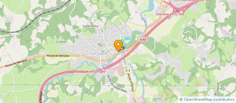 localisation de l'entreprise HOT DEF à URRUGNE