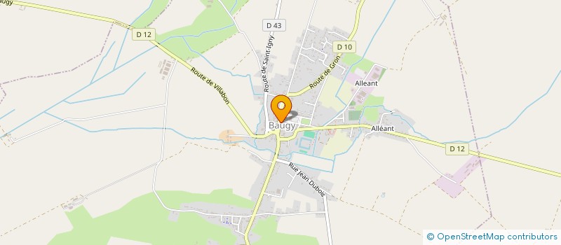 localisation de l'entreprise HOT'EAU à BAUGY