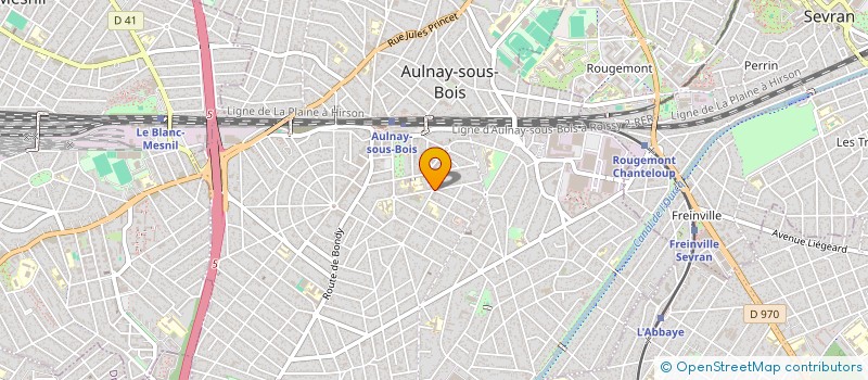 localisation de l'entreprise HOT FAME à AULNAY-SOUS-BOIS