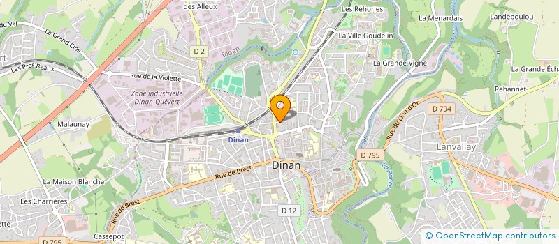 localisation de l'entreprise HOT FOOTERS à DINAN