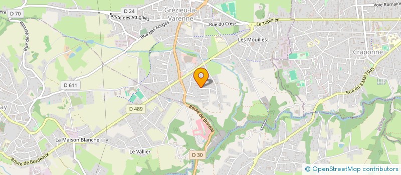 localisation de l'entreprise HOT JAZZ PRODUCTION  GREZIEU-LA-VARENNE