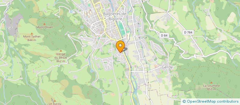 localisation de l'entreprise HOT LIBERTE SONORE  BAGNERES-DE-BIGORRE