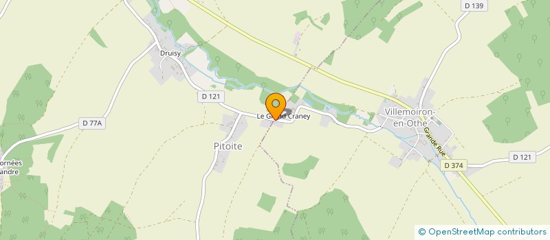 localisation de l'entreprise HOT LINE PAYES  VILLEMOIRON-EN-OTHE