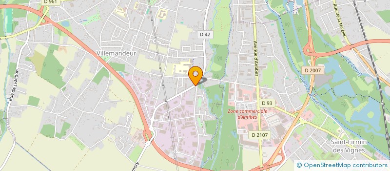 localisation de l'entreprise HOT PRESSION  VILLEMANDEUR