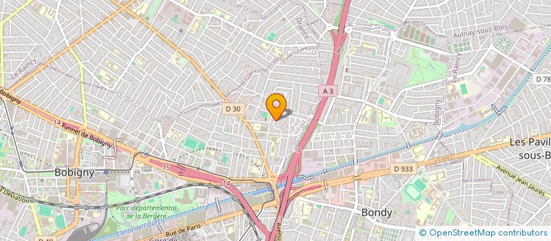 localisation de l'entreprise HOT RECORDS  BOBIGNY