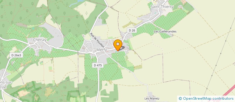 localisation de l'entreprise HOT'SERVICES à MERFY