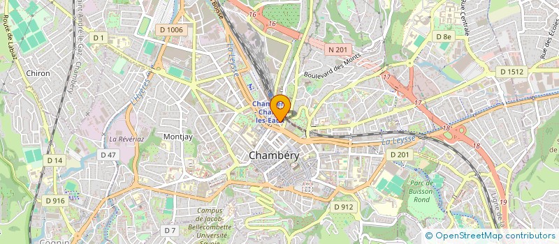 localisation de l'entreprise HOT SHAVE BARBER  CHAMBERY