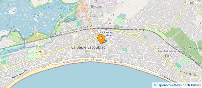 localisation de l'entreprise HOT SHOTS à LA BAULE-ESCOUBLAC