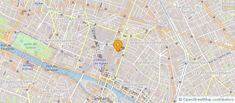 localisation de l'entreprise HOT STEPS HOUSE à PARIS