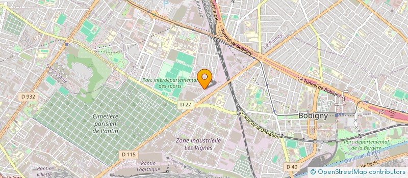 localisation de l'entreprise HOT SYSTEMS DIFFUSION à BOBIGNY