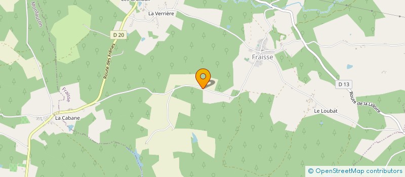 localisation de l'entreprise HOT WOK  FRAISSE