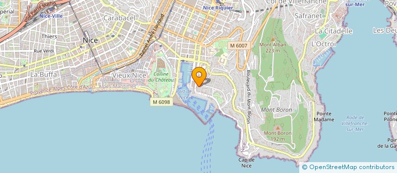 localisation de l'entreprise HOT YOGA NICE à NICE