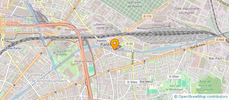 localisation de l'entreprise HOTARU IMMO  PANTIN