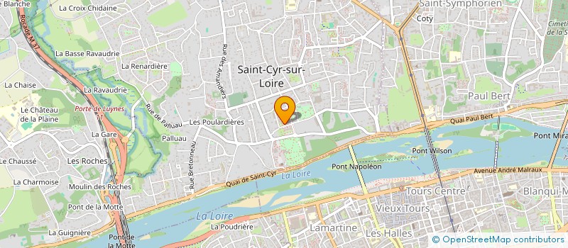 localisation de l'entreprise HOTBUSCHPROD  SAINT-CYR-SUR-LOIRE