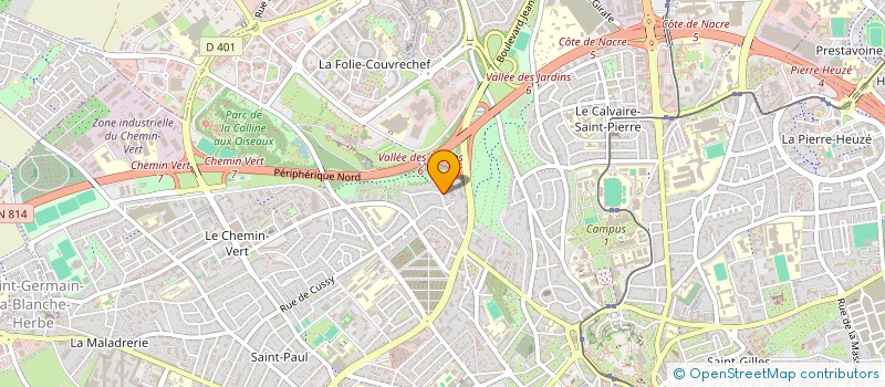 localisation de l'entreprise HOTCHA à CAEN
