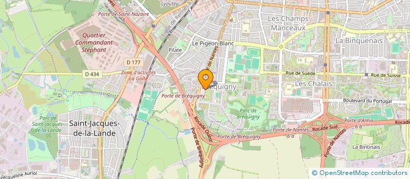 localisation de l'entreprise HOTCUECREW à RENNES