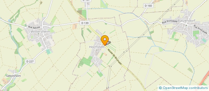 localisation de l'entreprise HOTDIS à BERNOLSHEIM