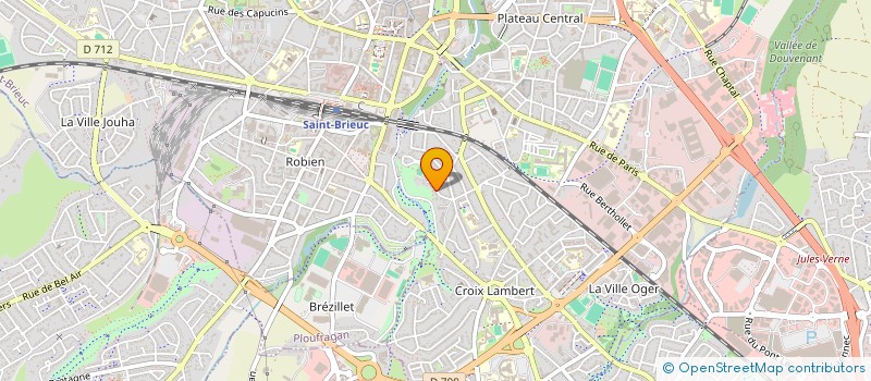 localisation de l'entreprise HOTE PRESTIGE à SAINT-BRIEUC