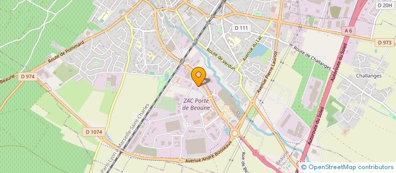 localisation de l'entreprise HOTECO à BEAUNE