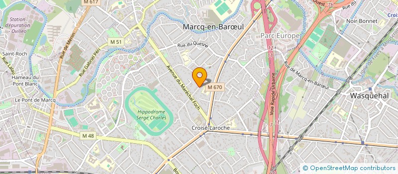 localisation de l'entreprise HOTEI à MARCQ-EN-BARŒUL