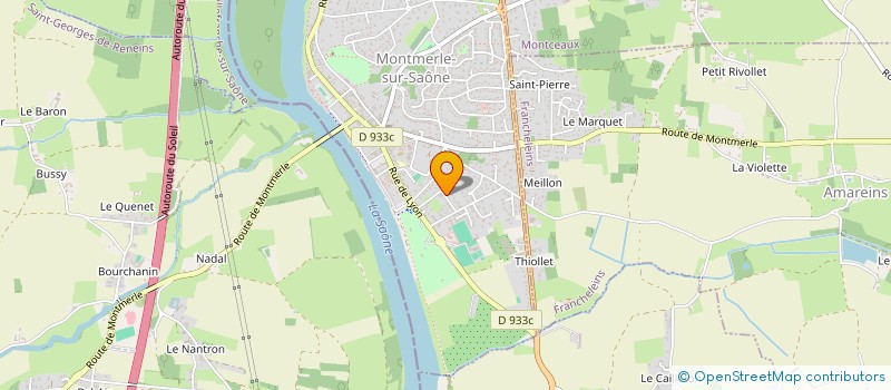 localisation de l'entreprise HOTEI  MONTMERLE-SUR-SAONE