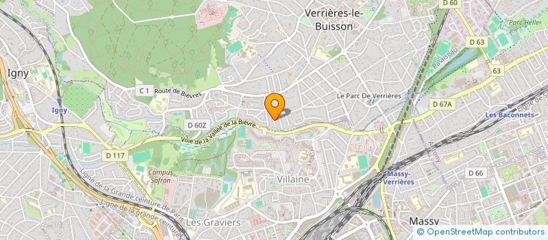 localisation de l'entreprise HOTEIMO à VERRIERES-LE-BUISSON
