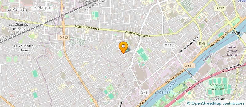 localisation de l'entreprise HOTEL 153  ARGENTEUIL