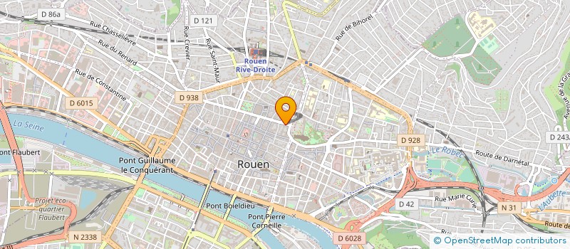 localisation de l'entreprise HOTEL 1ER CONSUL  ROUEN