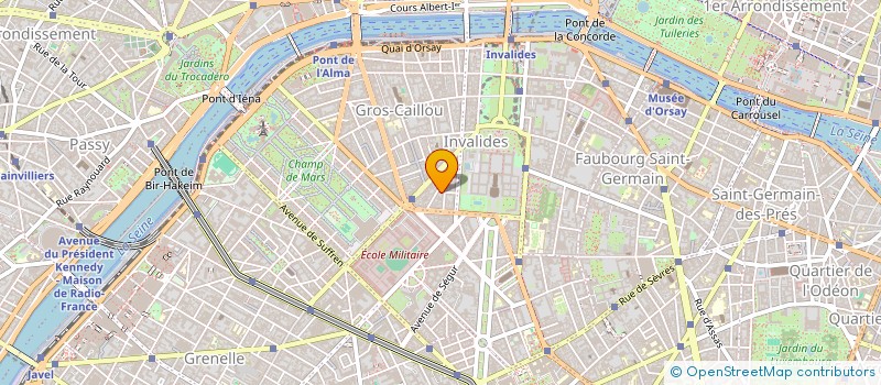 localisation de l'entreprise HOTEL 5 CODET  PARIS