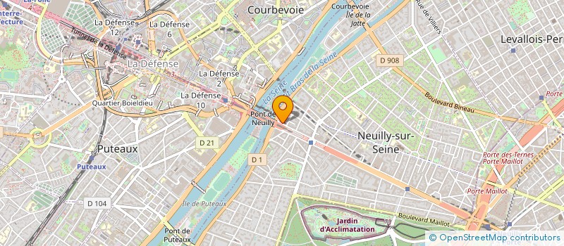 localisation de l'entreprise HOTEL ABELA PARIS SNC à NEUILLY-SUR-SEINE