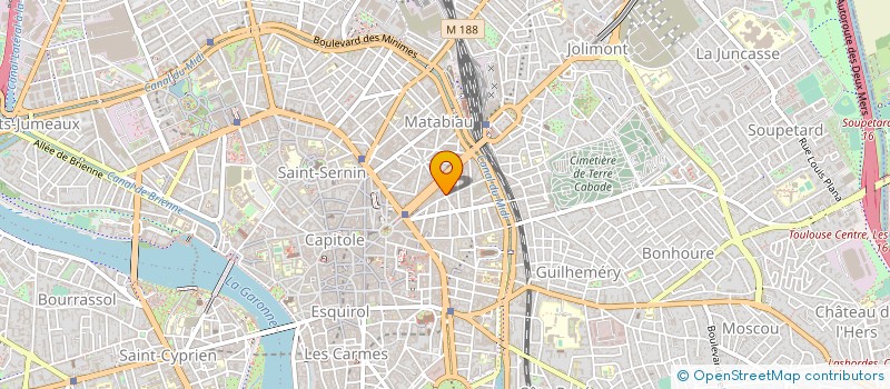 localisation de l'entreprise HOTEL ALBION à TOULOUSE