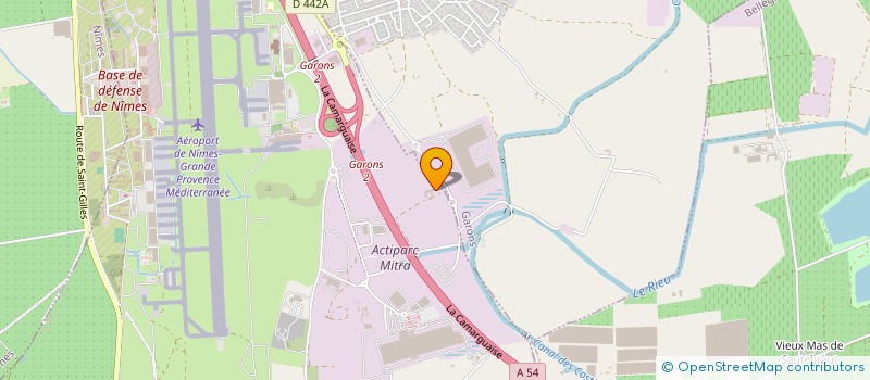 localisation de l'entreprise HOTEL AMERIQUE PALAVAS  GARONS