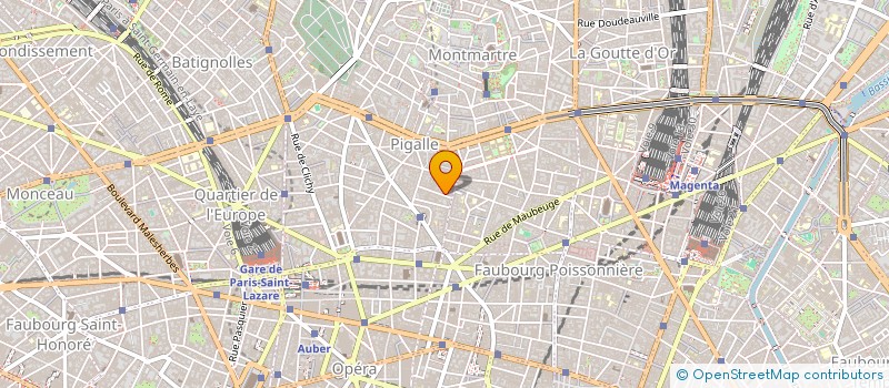 localisation de l'entreprise HOTEL AMOUR  A LA PLAGE  PARIS