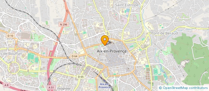 localisation de l'entreprise HOTEL AQUABELLA à AIX-EN-PROVENCE