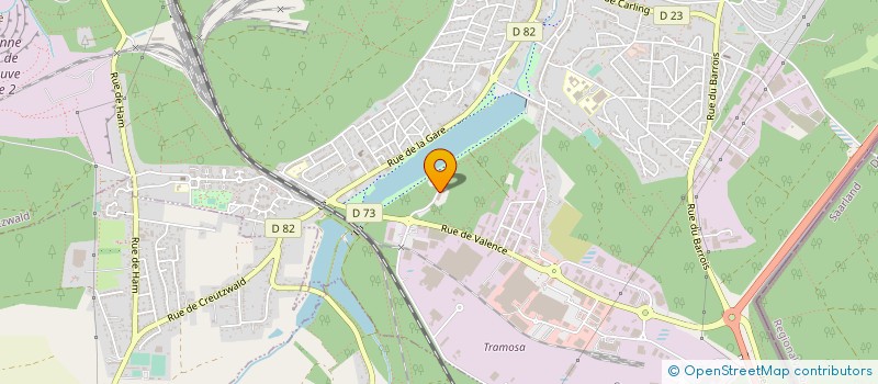 localisation de l'entreprise HOTEL ASTER SARL  CREUTZWALD