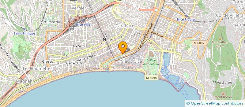 localisation de l'entreprise HOTEL ASTON LA SCALA à NICE