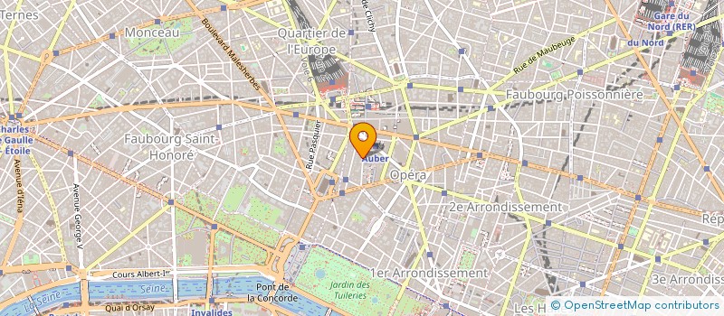 localisation de l'entreprise HOTEL ASTRA  PARIS