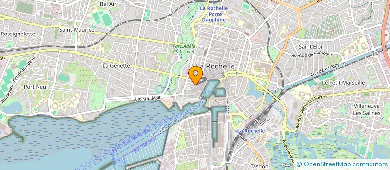 localisation de l'entreprise HOTEL ATLANTIC  LA ROCHELLE