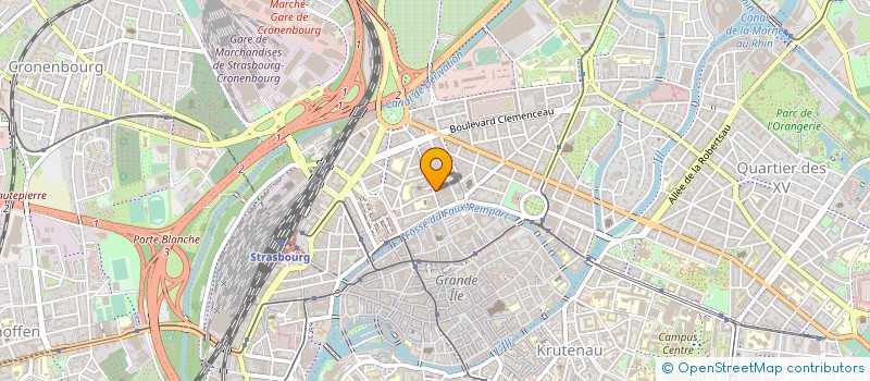 localisation de l'entreprise HOTEL AU COUVENT DU FRANCISCAIN à STRASBOURG