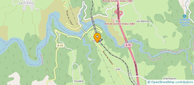 localisation de l'entreprise HOTEL BEAU SITE  VAL D'ARCOMIE