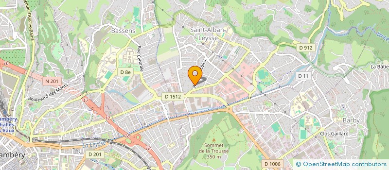 localisation de l'entreprise HOTEL BEL HORIZON  SAINT-ALBAN-LEYSSE