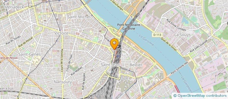 localisation de l'entreprise HOTEL BORDEAUX SAINT JEAN  LE VESINET