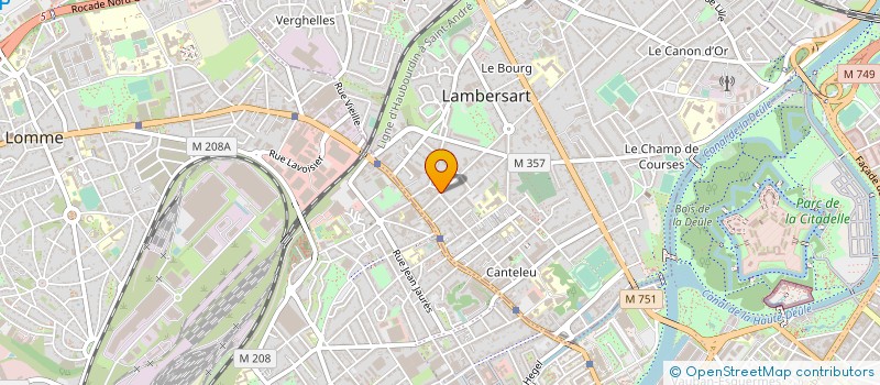 localisation de l'entreprise HOTEL BOREL à LAMBERSART