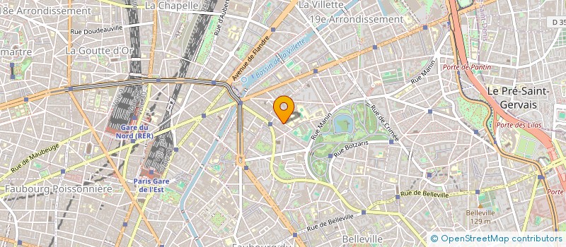localisation de l'entreprise HOTEL BOURET à PARIS