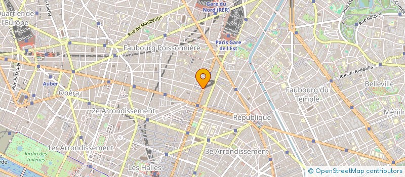 localisation de l'entreprise HOTEL BRADY  PARIS