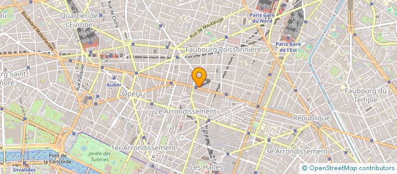 localisation de l'entreprise HOTEL BREBANT ET BEAUSEJOUR à PARIS