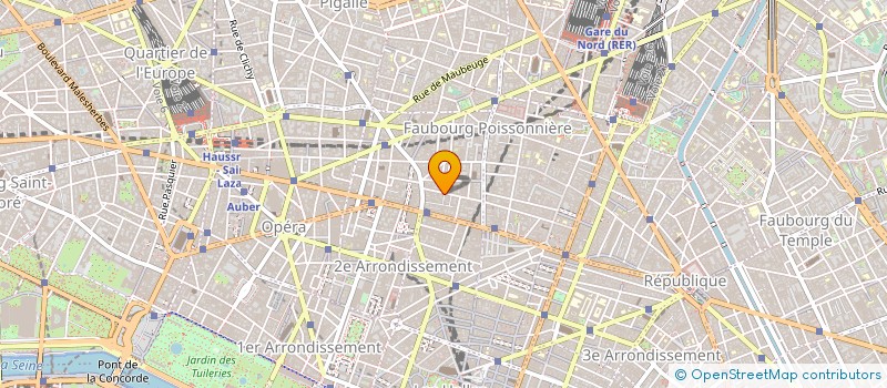 localisation de l'entreprise HOTEL BRESIL OPERA - FYBE  PARIS