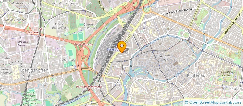 localisation de l'entreprise HOTEL BRISTOL à STRASBOURG